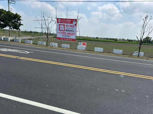 佳里大路邊雙面路美田,台南市佳里區塭子內段